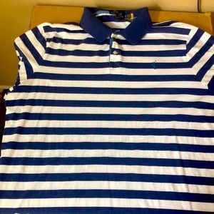 Used XL Ralph Lauren polo only worn twice blue and white